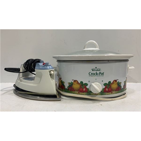 Crock Pot & Proctor Silex Iron