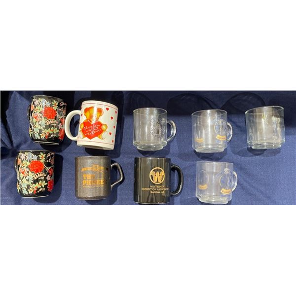 Collection of Glass and Ceramic Mugs