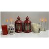Image 1 : Collection of Faux Lanterns and Candles
