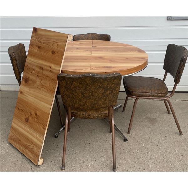 Oak Table Set (41, 29.5H)