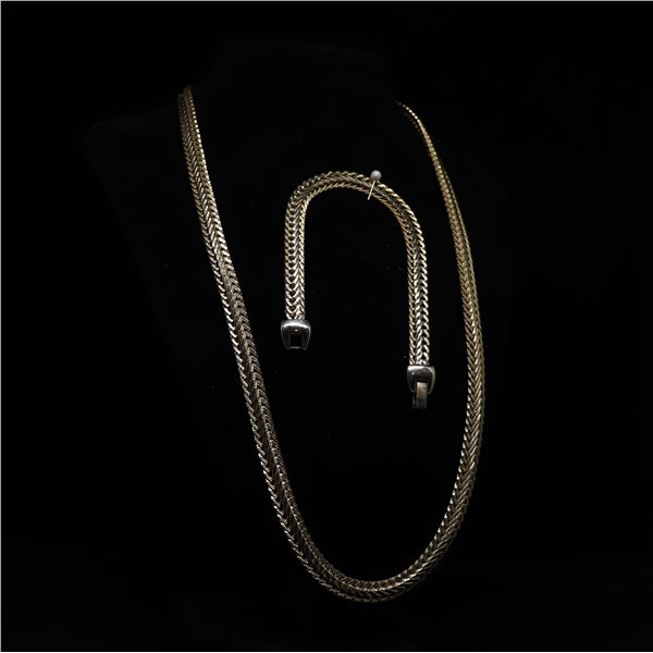 Golden Chain and Bracelet