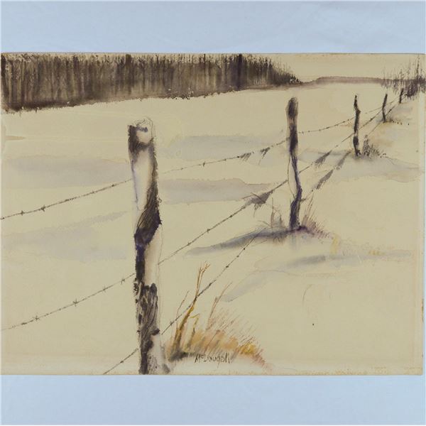 Watercolor #1 (winter scene)