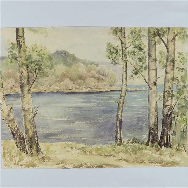 Watercolour #2 (lake scene)