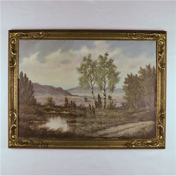 Antique Gold Framed Landscape
