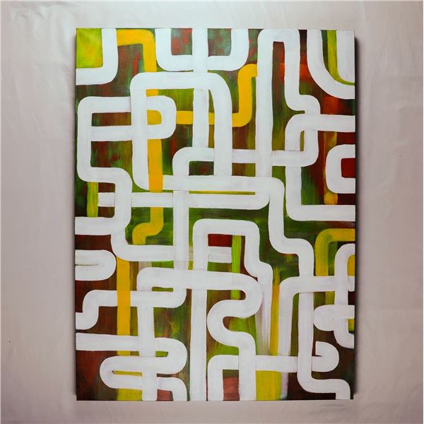 Big Modern Painting - Labirinth
