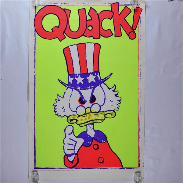 "Quack" Donald Duck Poster