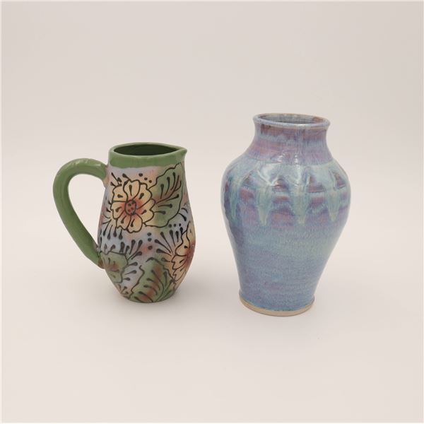 Vase and a Small Pitcher