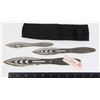 Image 1 : STAINLESS STEEL THROWING KNIFE SET IN HOLDER