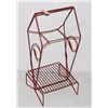 Image 1 : RED METAL PLANT STAND