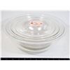 Image 1 : SET OF FOUR PYREX CLEAR NESTING BOWLS