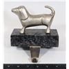 Image 1 : HEAVY DOG THEME MANTLE SOCKING HANGER