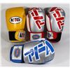 Image 1 : THREE RIGHT HAND AND ONE LEFT HAND BOXING GLOVES