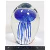 Image 1 : BLUE JELLYFISH GLASS PAPERWEIGHT