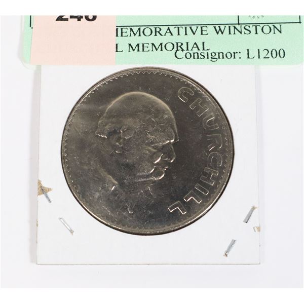 1965 COMMEMORATIVE WINSTON CHURCHILL MEMORIAL