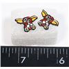 Image 1 : NEW GIZMO THEME ENAMEL EARRINGS