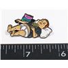 Image 1 : NEW BOBBY HILL THEME LOUNGING ENAMEL PIN