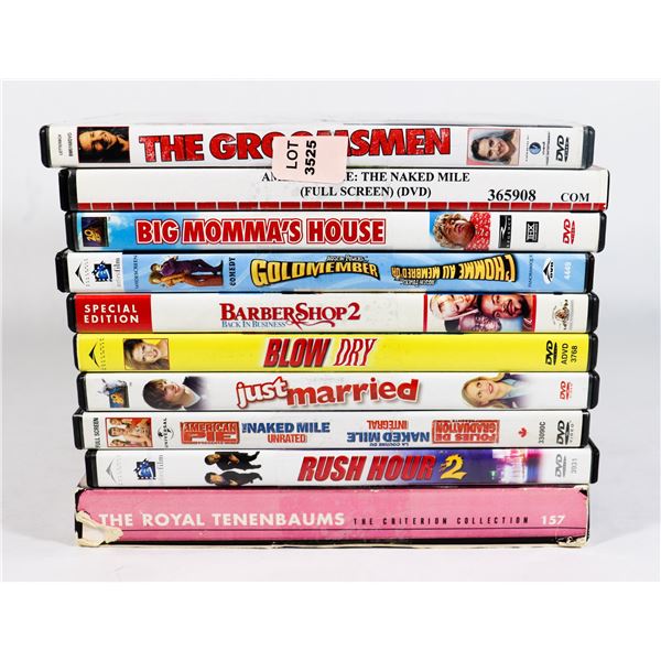 10 ASSORTED MOVIES INC. THE GROOMSMEN