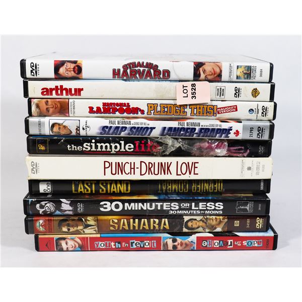 10 ASSORTED MOVIES INC. YOUTH REVOLT