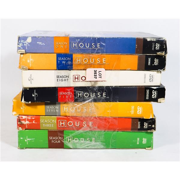 HOUSE SEASONS 1, 2, 3, 4, 5, 7 AND 8