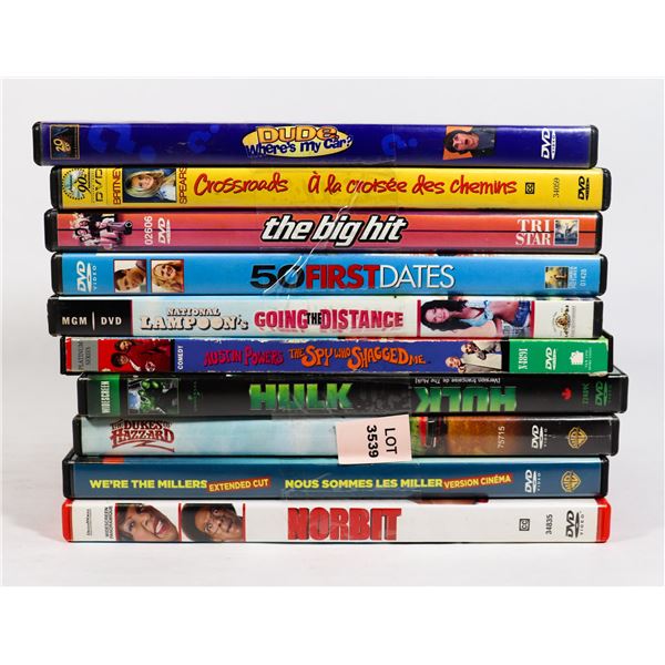 10 ASSORTED MOVIES INC. HULK