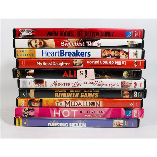 10 ASSORTED MOVIES INC. THE MEDALLION