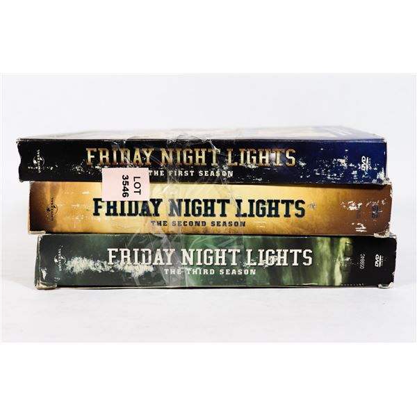 FRIDAY NIGHT LIGHTS SEASON 1, 2 AND 3