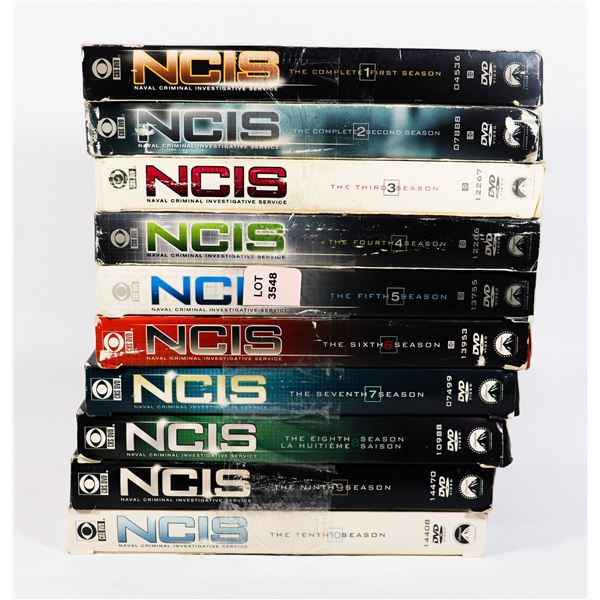 NCIS SEASONS 1,2,3,4,5,6,7,8,9 AND 10