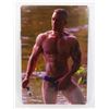 Image 1 : NEW MALE MODEL METAL SIGN . LOOKS BLURRY CLOSE UP