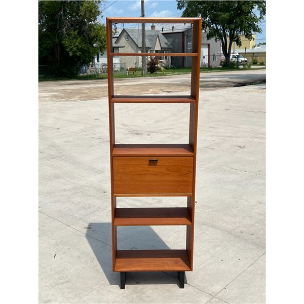 Teak Shelving / Display Unit - nice overall - Approx: 24x12 & 78"T