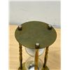 Image 6 : Brass / Glass Hour Glass - Approx: 7"T 4"W