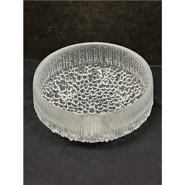 iittala Ultima Thule Tapio Wirkkala Serving Bowl - Approx: 7.5"W and 3 3/8" tall