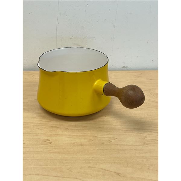 Mid Century Dansk Designs France Metal Enamel Saucepan - Approx: 5.5"W 4"T & 4" handle