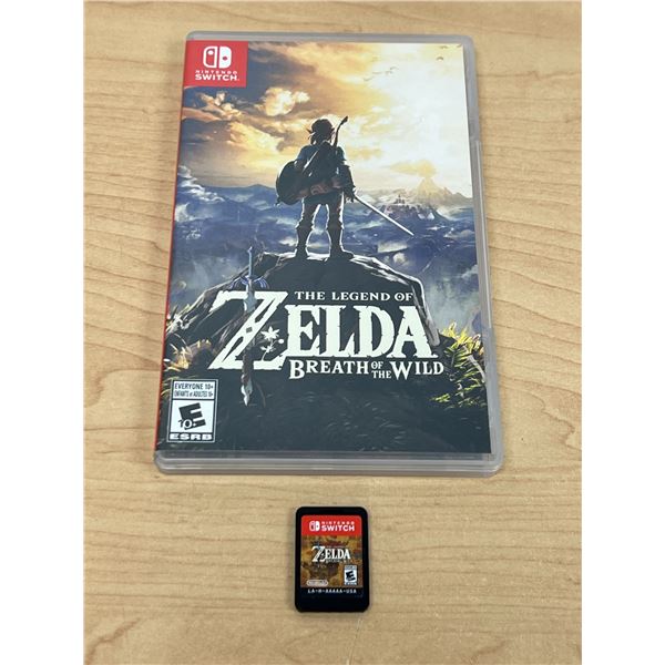 The Legend Of Zelda Breath of the Wild Game & Case - Nintendo Switch as pictured, not tested