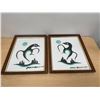Image 2 : 2 Lawrence Beaulieu Framed Art Pieces - Frames approx: 15.5x12.5"