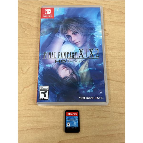 Final Fantasy X X-2 HD Remaster Game & Case - Nintendo Switch as pictured, not tested