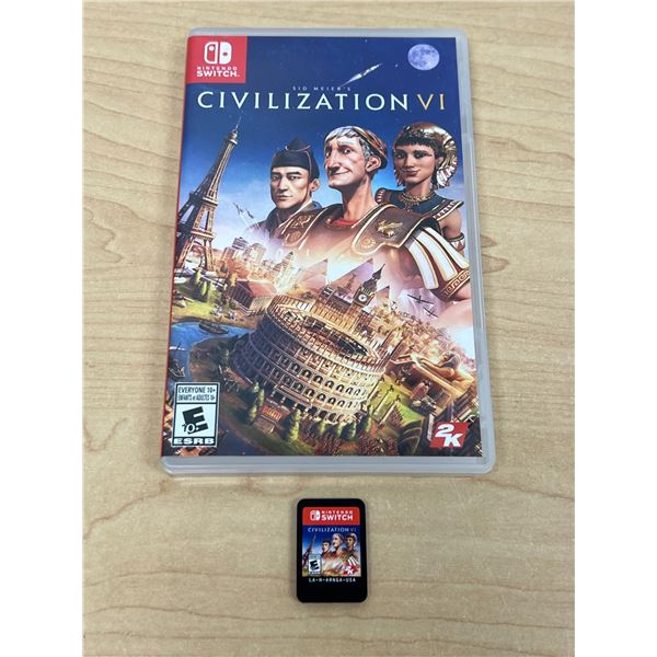 Civilization VI Game & Case - Nintendo Switch as pictured, not tested