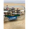 Image 4 : Decorative Ship in Glass Bottle with Stand - approx: 9"
