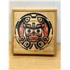 Image 1 : Clarence A. Wells West Coast Haida Decorative Wood Storage Box - 10x10x2"
