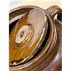 Image 12 : Antique Newfolden Mercantile (Minnesota) Advertising Bean Pot / Crock - see photos 7"W 6"T