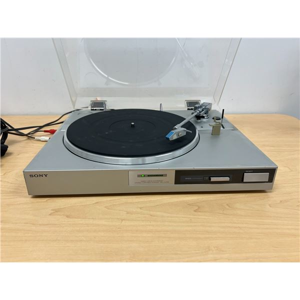Sony PS-LX310 Direct Drive Quartz Lock Turntable Record Player powers/spins - see all photos