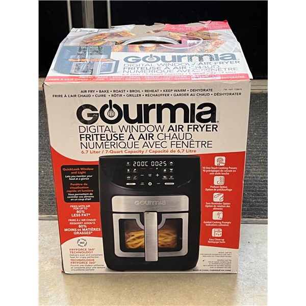 New Gourmia Digital Window Air Fryer 7 Qt. - see photos for details