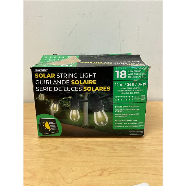 New 36 FT Solar String Light - see photos