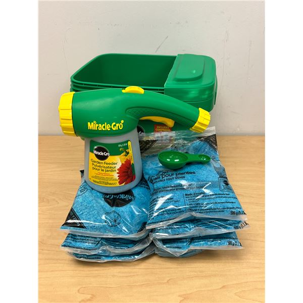 New 7 Bags & Feeder Miracle-Gro Water Soluble All Purpose Plant Food - see photos