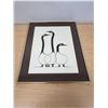 Image 2 : 1974 Benjamin Chee Chee Framed Art - Approx: 20.25x16.25"