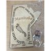 Image 2 : Nice Wood Manitoba Shaped Cribbage Crib Board with Pegs  15 x 10.75"