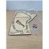 Image 3 : Nice Wood Manitoba Shaped Cribbage Crib Board with Pegs  15 x 10.75"
