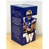 Image 3 : New In Box Zach Collaros Winnipeg Blue Bombers Bobblehead Quarterback #8