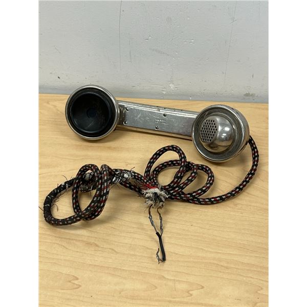Antique Western Electric Telephone Handset w/ Original Cord - see all photos