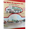 Image 3 : 2 Vintage Coca-Cola Coke Red River Co-op Advertising Serving Trays Approx: 13.25x10.5"