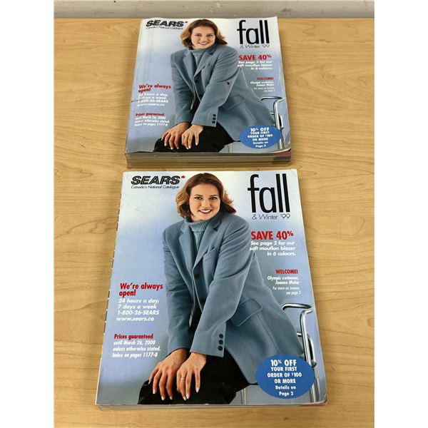 2 Sears Fall & Winter 1999 Catalogues - see all photos